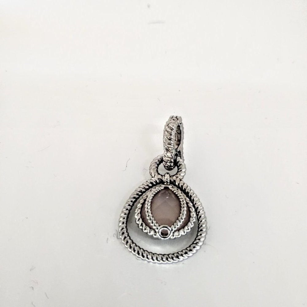 NWOT Anthony Nak Sterling silver & Rose quartz